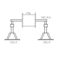 エスコ 330ー 710mm ケーブルリードスタンド(1組) EA632GW-1A 1組（直送品）