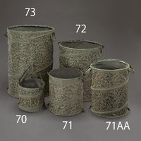 エスコ φ550x700mm/166L 自立型バケツ(フタ無/迷彩) EA925M-72 1個（直送品）