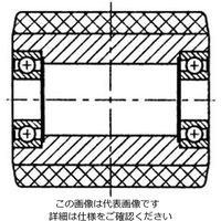 エスコ 85x120mm ローラー(パレットトラック用・ベアリング付) EA986RP-85E 1個（直送品）