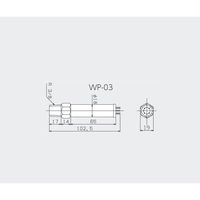アルバック ピラニ真空計 GPー1Gケース付+測定子WPー03 GP-1G(ケースツキ)/WP-03 1式 2-081-03（直送品）