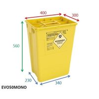 アズワン メディカルディスポボックス EVO50MONO 1個 2-9066-03（直送品）