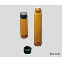 アズワン アズラボバイアル瓶 本体のみ 20mL 褐色 1袋(100本入) 2027-V 1袋(100本) 2-868-01（直送品）