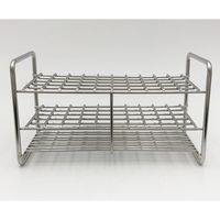 サンポー ステンレス試験管立 配列:5×10 サイズ:□12mm 10ー50L 1台 2-9502-04（直送品）