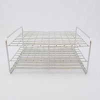 サンポー ステンレス試験管立 配列:10×10 サイズ:□18.5mm 16.5ー100H 1台 2-9502-30（直送品）