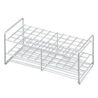 サンポー ステンレス試験管立 配列:5×10 サイズ:□32mm 30ー50L 1台 2-9502-57（直送品）