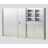 アズワン スリム薬品保管庫 引違扉ガラス窓 SC-100FHG 1台 3-1486-03（直送品）