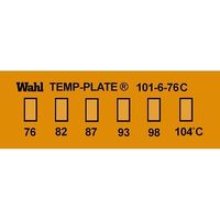 アイピー技研 テンプ・プレート(不可逆性) 6点表示 1箱(10枚入) 101-6V-076 1箱(10枚) 2-9907-02（直送品）