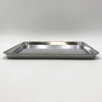 大屋製作所 ステン正方皿 370×370×25mm Kー4 1枚 5-178-04（直送品）