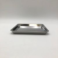 大屋製作所 ステン正方皿 240×240×22mm Kー0 1枚(1個) 5-178-05（直送品）