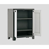 アズワン プラスチックキャビネット(Taitan)(下段、両開き) 9762000 027002 1台 3-1613-11（直送品）