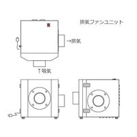 アズワン アームダクト 卓上型シングルセット 3-4066-01 1組(1個)（直送品）
