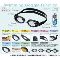 ユニセックス スイミングゴーグル ウォーターランナーＷクリックミラー KM1634 アクアブルーミラー(6100)（直送品）