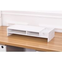 イー・エム・エー PCモニター台 ホワイト SR-MS010-WH 1個