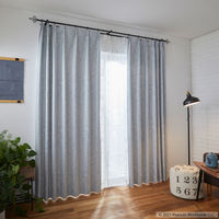 スミノエ PEANUTS セミオーダー カーテン シティースケープ 1200×1300mm ライトブルー 1セット(2枚入)（直送品）