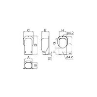 因幡電機産業 ウォールコーナー LDWー70 白 LDW-70-W 1セット(3個)（直送品）