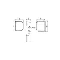 因幡電機産業 MDフリーコーナージョイント MFJー85 1セット(3個)（直送品）