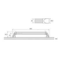 和気産業 ぬくもり手すり ストレートタイプ 35ST30C Φ35mmX300mm 1セット（直送品）