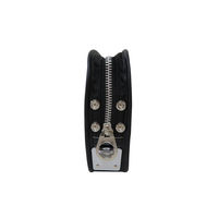 三栄産業 夜間金庫投入鞄 馬蹄錠金具付(南京錠付属無) 黒 U-11 1個