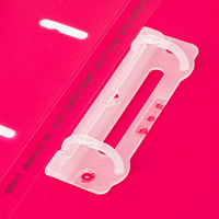 リヒトラブ フラット・ツイストリングファイル A4S 2穴 赤 F5000-3 1冊