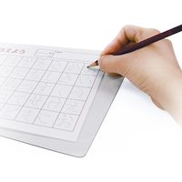 共栄プラスチック 下敷き オリオンズ 硬筆用 ソフト A4 透明 NO.1204 1枚