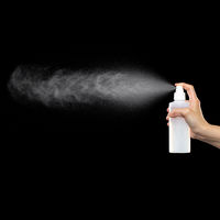 【スプレーボトル】 三宝化成 「現場のチカラ」 フィンガースプレーボトル 200ml 半透明 1セット（10本）  オリジナル