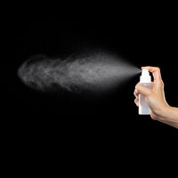 【スプレーボトル】 三宝化成 「現場のチカラ」 フィンガースプレーボトル 50ml 半透明 1セット（10本）  オリジナル