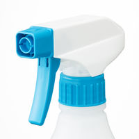 【スプレーボトル】 三宝化成 「現場のチカラ」 スプレーボトル 500ml 青 半透明 1セット（10本）  オリジナル