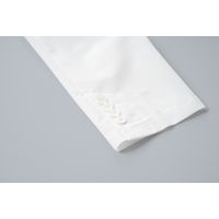 フォーク ドクタージャケット 1017PH ホワイト S 1017PH-1-S 1枚　白衣　ドクターコート（直送品）