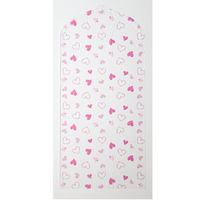 フォーラル 洋服カバー 50枚入 ティッシュ式 ハート柄 362066 1個（直送品）