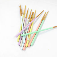 かのりゅう 箸 14.5cm 2~3歳用 子供用 栗 五角箸 waguri 木製 天然木 日本製 ブルー 366787 1個（直送品）