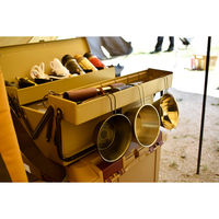 リングスター Starke-R 2段式ボックス スチール製 オリーブドラブ L410×W200×H180mm STR-411 OD 1個（直送品）