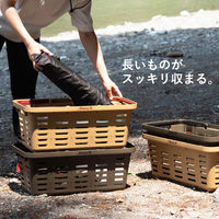 リングスター Starke-R バスケット サンドベージュ L560×W295×H220mm STR-560 1個