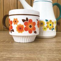 デコレコーポレーション kokopele レトロマグカップ BR KP-43001 1個（直送品）