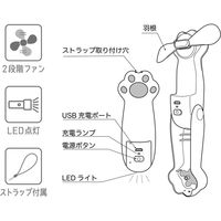 デコレコーポレーション ニャンディファン BK SK-17298 1個（直送品）
