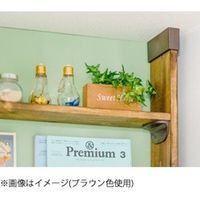 ディアウォール DWS16DB 1×6 S ダークブラウン (4個セット) 9500560 1セット(4個) 若井産業（直送品）