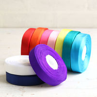 カラーリボン 巾18mm×29m お徳用 牡丹 AMK18-6-10 1セット(10巻セット)（直送品）