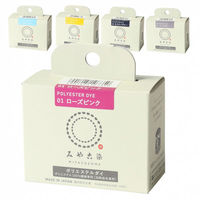 桂屋ファイングッズ みや古染 ECO染料 ポリエステルダイ ポリエステル100%繊維専用 Col.01 ローズピンク ECOP-1 1セット(6個)