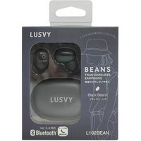 ナガオカ フルワイヤレスイヤホン ブラックビーンズ L102BEANBB 1個