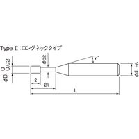 日進工具 樹脂用エンドミル”クリアカット” RSES230 D0.15X0.23 1個（直送品）