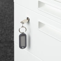 コクヨ キーホルダー型名札 グレー 10個パック ナフー2 ナフ-210MX10 1パック