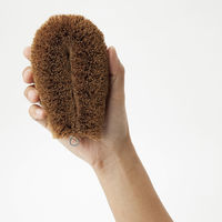 元祖 亀の子束子 3号（中）ひとまわり大きいサイズ 天然素材 高品質たわし パッケージ入 タワシ 1個 亀の子束子西尾商店