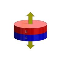 アズワン ネオジム磁石 丸型(円柱型) φ25×10 1個入 64-4298-13 1袋（直送品）