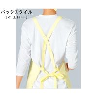 ワコウ ウルトラドライエプロン たすき掛け ブラック E1004-7T 1枚 64-6227-49（直送品）