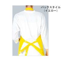 ワコウ マイティクロスRエプロン 胸当て ミニ 首掛け アイレット仕様 イエロー E2005-33 1枚 64-6228-63（直送品）