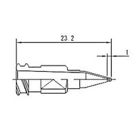 タイショー 樹脂精密ノズル 10個入 TSM-40 1袋（10個） 64-4380-38（直送品）