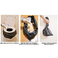 アズワン おがくずトイレポータブル 80個セット 64-7815-15 1箱(80個)（直送品）