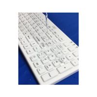 防水キーボード＆マウス（セット販売） 洗えるIP68 KBD-TKB-106-J/MOS-TM-500-OP 64-8951-47（直送品）