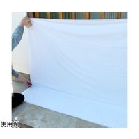 アズワン 超強力台風防水シート(超強力防水生地) 台風 白 幅1460mm×長さ24m 64-9303-33 1枚（直送品）