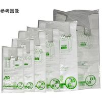 紺屋商事 バイオマスレジ袋乳白 E45W45 (100枚/冊) 0.016×300(440)×530 01042045 1パック(100枚)（直送品）