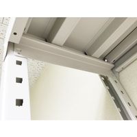 明興関包スチール 中量ボルトレスラック 増連 H2100×W1800×D450mm 天地5段増連 MN30-7645-5R 1組（直送品）